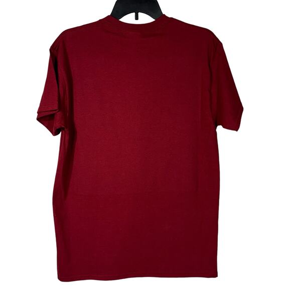 Spooky Halloween Women’s Large T-Shirt Short Sleeve Dark Brick Red - Picture 4 of 7